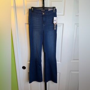 Nanette Lepore Belle High Rise Flare Jeans, size 8, NWT